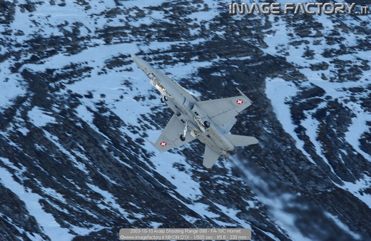 2003-10-10 Axalp Shooting Range 099 - FA-18C Hornet
